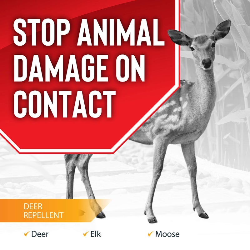 Deer Stopper, Liquid Animal Stopper Repellent, All Natural, Effective All Year Round, Safe for People and Pets, No Harsh Chemicals, Ready to Use, Deer & Moose Repellent - 32 oz. Trigger - Image 2